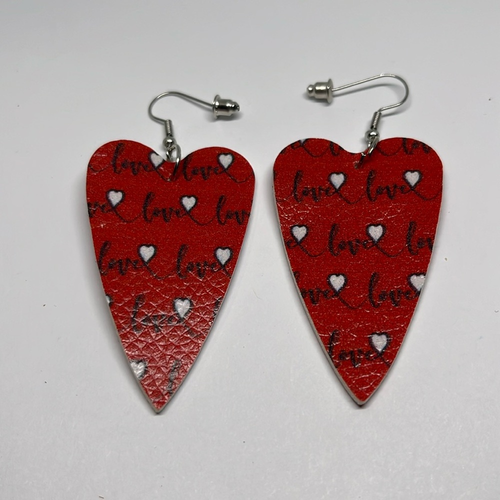 Earrings valentines dangle cute statement mom daughter gift‎ grandma Gigi girl